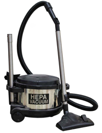 HEPA Pro 4:  4.0 Gallon Canister Vac:  150 CFM.