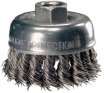 Knotted Wire Cup Wheels.