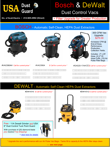Bosch & Dewalt Vacs - Brochure.