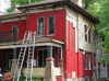 Eaco Chem - In Strip, stripped multiple layers of red paint.