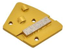 Std Size Trapezoid, Premium Quality - Coating Removal w/ Diamond Bar