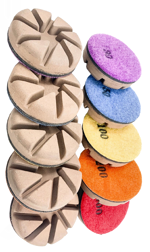 3" Premium Semi-Metal Floor Pads - Hybrid, Wet or Dry.