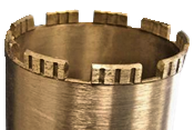 Pro - Turbo Segmented Rim, Wet Drilling, X-Fast Cutting.