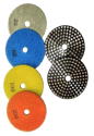Hand Grinders - Metal Dot Pads.