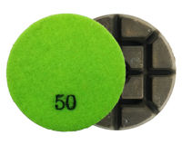 Floor Machine Copper Resin Bond Pads, 3" x 10mm