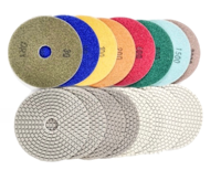 Dry & Wet Polishing Pads - Hand Grinder & Polisher.