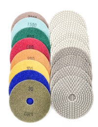 Premium Polishing Pads - Concrete, Terrazzo, Eng Stone, Marble ~ DRY or WET.
