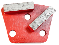 Iron Hose / ASL Diamond Tool - Double Bar, Medum Bond, Red
