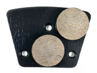 HTC Diamond Tool - Double Round Segment, Hard Bond, Black