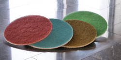 Impregnated Diamond 412 Pads with both diamond and Ferron.