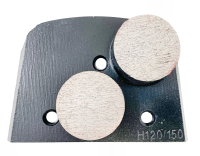 Lavina Double Round Diamond Segment - Hard Bond, Black
