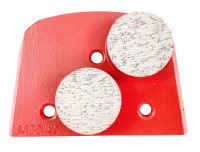Lavina Double Round Diamond Segment - Medium Bond, Red