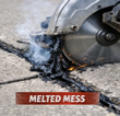 Stelli-Cutter:  Slices through joint sealant without melting!