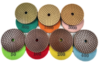 Resin Polishing Pads: Concrete.