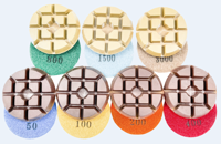 412 Resin Polishing Pads - Concrete, Wet or Dry.