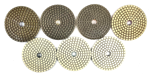 Premium Polishing Pads:  3" Metal & Resins ~ Concrete, Granite, Marble, Wet or Dry.
