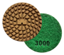 3" Scanmaskin Resin Pad - Green 3000 Grit