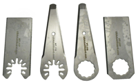 Oscillating Blades for removing caulking and joint sealant.