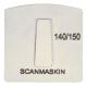Scanmaskin Double Bar - Extra Soft Bond, Premium Silver