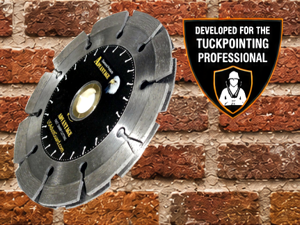 USA Dust Guard- Pro Tuckpoint Blade:  Silver Sandwich