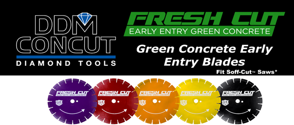 USA Made "Fresh-Cut" Blades for Soff-Cut & Early Entry Saws.