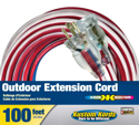 Custom Extension Cords - Indent or Black Ink Printing.