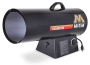 Mi-T-M Propane Forced Air Heaters:  120,000 - 150,000 BTU.