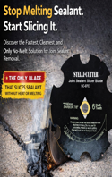 Stelli-Cutter - joint sealant cut-out blade.