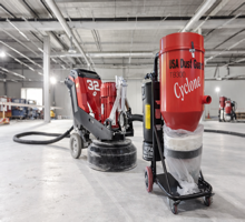 Cyclonic-Separation --- Concrete Dust Extractor