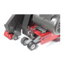 Gorilla 10" Walk-Behind Joint Saw, Gasoline - front wheels.