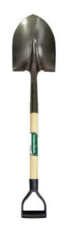 Short D-Handle Round Spade Shovel