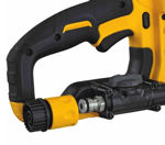 Water feed hose connections.