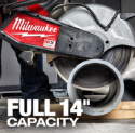 Milwaukee 14" MX Battery Saw - action image.