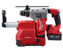 Milwaukee 1-1/8" SDS Rotary Hammer w Dust Extractor, 18 V.