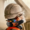 CleanSpace PAPR - fits underneath any type of hardhat.