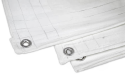 HD White Construction Tarp, Fire Retardant