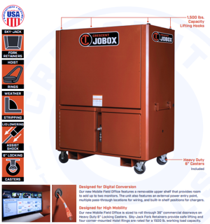 Jobox, Job Site Chest - Features.
