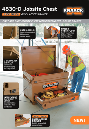 Knaack 48" Chest #4830-D w/ Drawer.