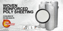 Reinforced & Non-Reinforced Poly, Off-White & Clear, Fire & NFR.