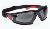 Foam Lined Safety Glasses - Tinted Lens.