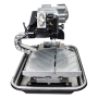 10" Tile Saw, Pearl model VX10 - side view.