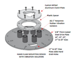 Hawk Diamond Driver Plate - clutch assembly.