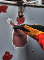 Electric Needle Gun - action.