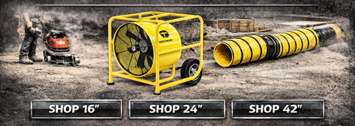 Industrial Power Blowers: 16", 24", 42"