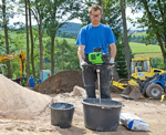 CS Unitec Hand-Held Mixer - Gasoline in Action