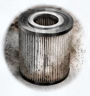 Dirty Cartridge Filter