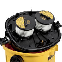 Dual HEPA Filters - alternate being cleaned.