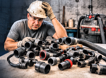 Eliminate Proprietary Connection Cuffs w USA Dust Guard Universal Screw-Cuffs