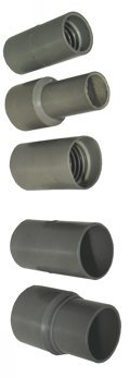 Assorted Screw Cuffs - thread-on x smooth interior.