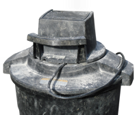 Prevents dust leaking from the tank.